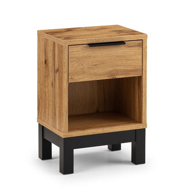 Bali Oak 1 Drawer Bedside